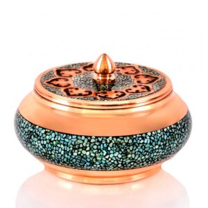 جعبه گرد فیروزه کوب