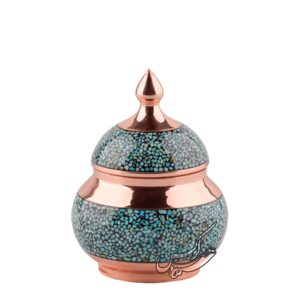 قندان کوچک فیروزه کوبی سایز 13